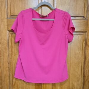 Notations Fuchsia Short Sleeve Tee
